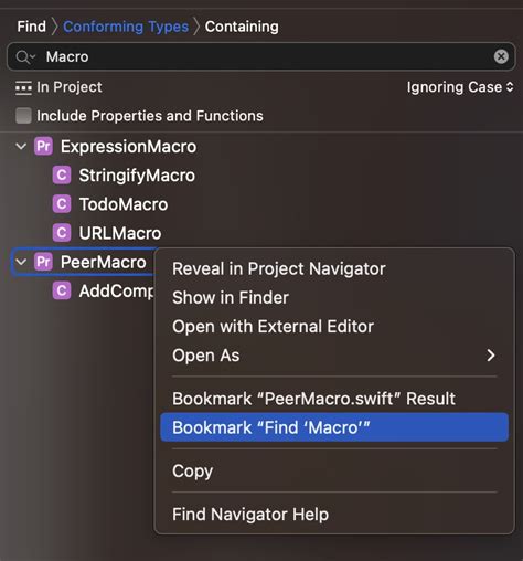 hermes xcode saved search.